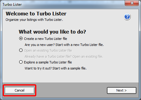 Open Turbo Lister.