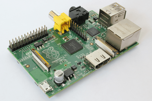 The Raspberry Pi.