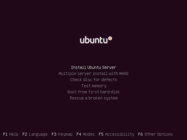 Choose whether to install Ubuntu Server.