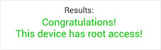 Successfully rooted in Root Checker.