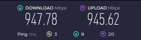 1 Gigabit connection maxed